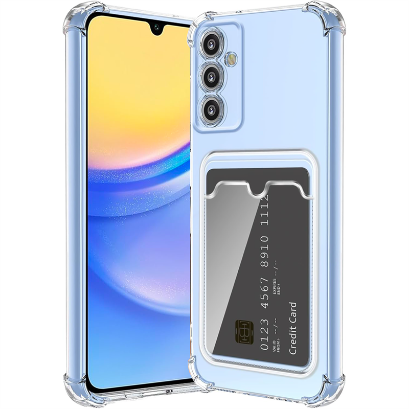 Samsung Galaxy A16 - Cardslot Soft TPU Case - Clear