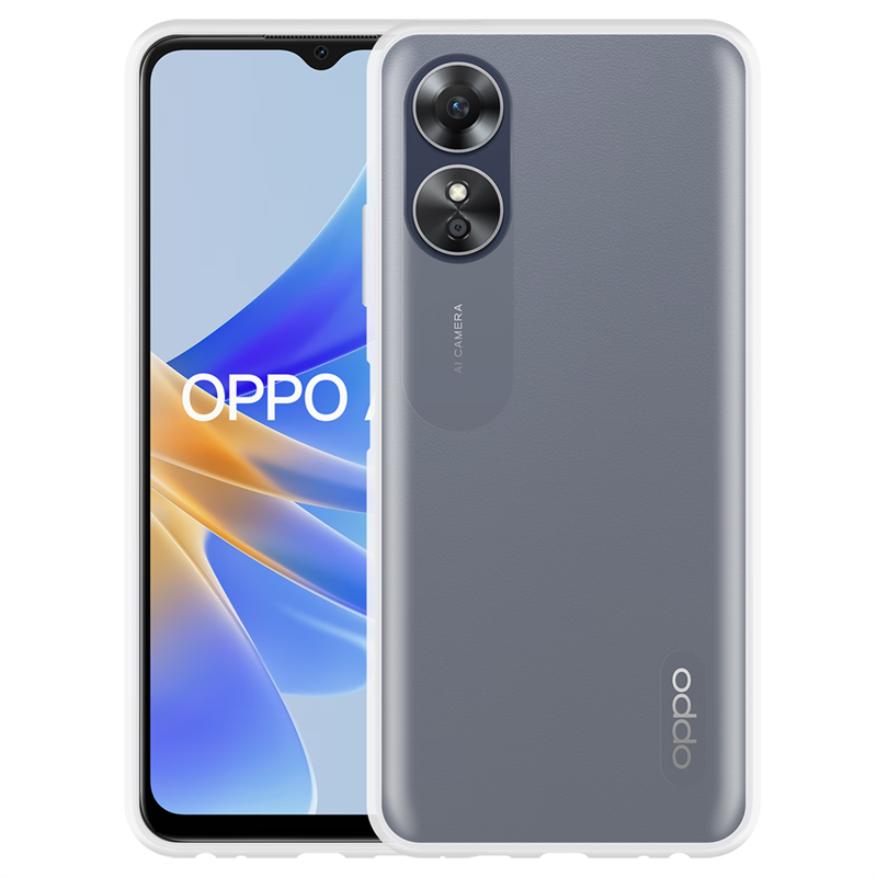 Oppo A17 - Soft TPU Case - Clear