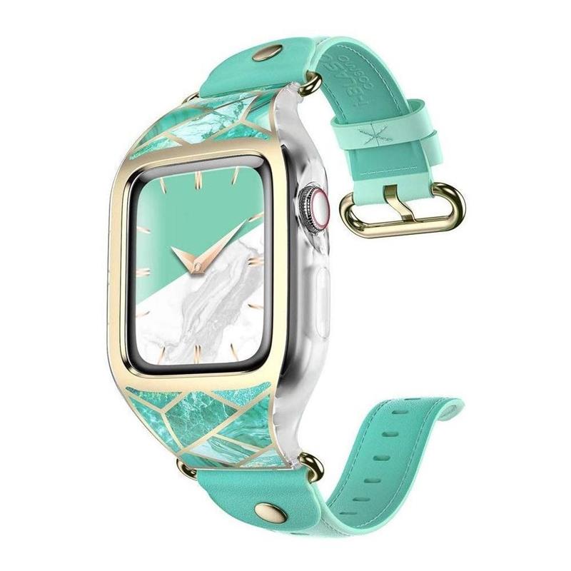 Supcase Apple Watch 40mm Cosmo Case Watchband Marble Green 