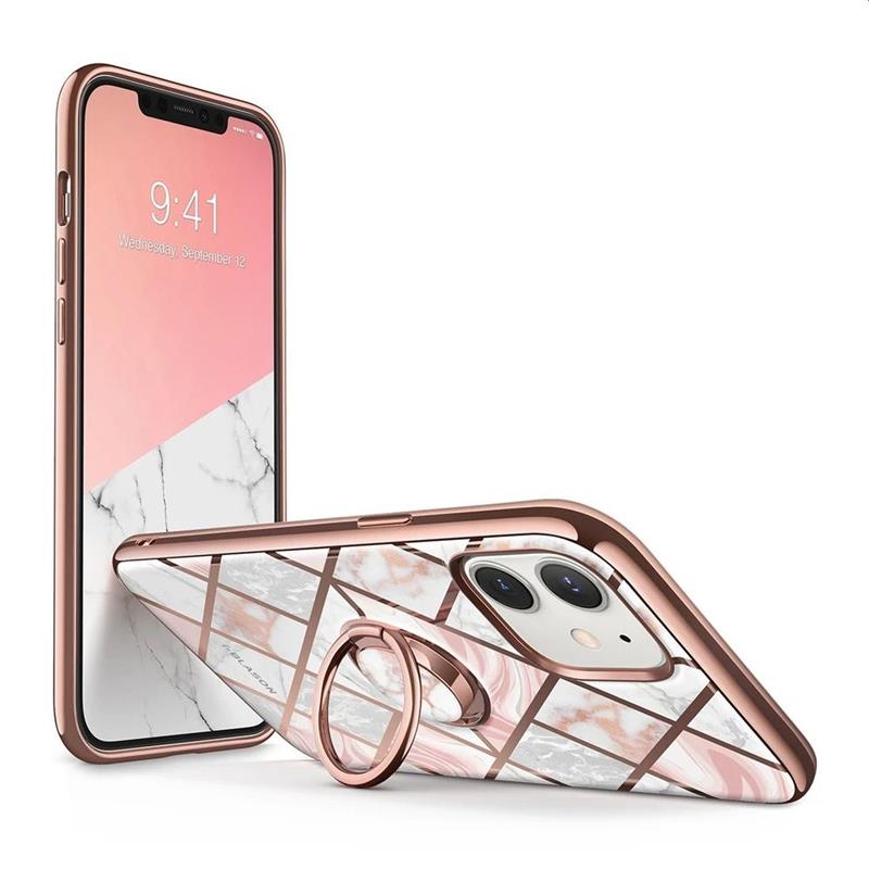 Supcase Apple iPhone 12 Mini Cosmo Snap Case Marble Pink 