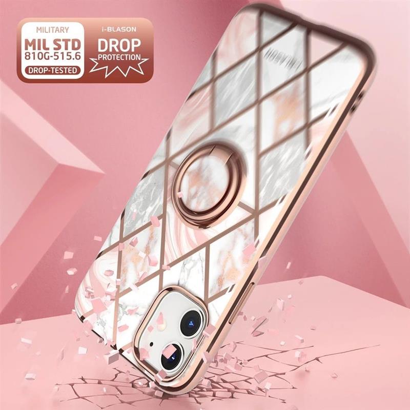 Supcase Apple iPhone 12 Mini - Cosmo Snap Case - Marble Pink