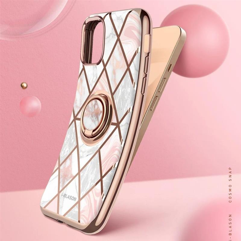 Supcase Apple iPhone 12 Mini - Cosmo Snap Case - Marble Pink