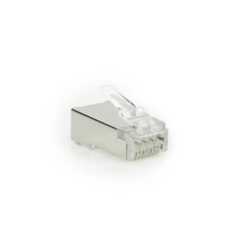 ACT CAT6A pass-through shielded modulaire RJ45 connector