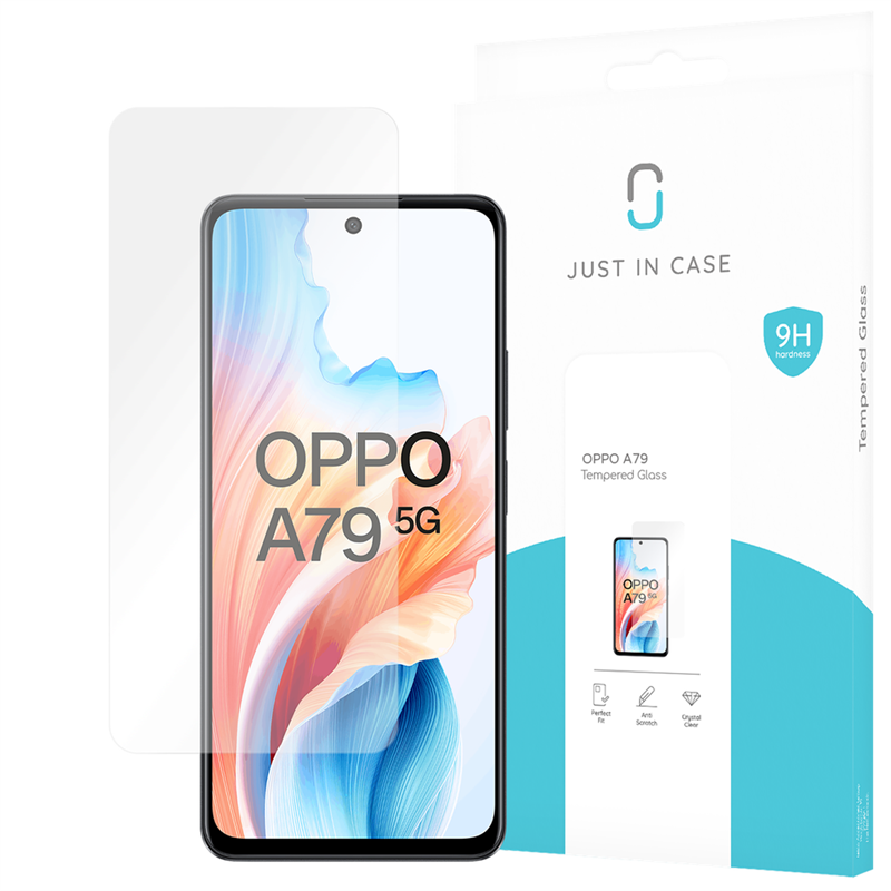 Oppo A79 Tempered Glass - Screenprotector - Clear