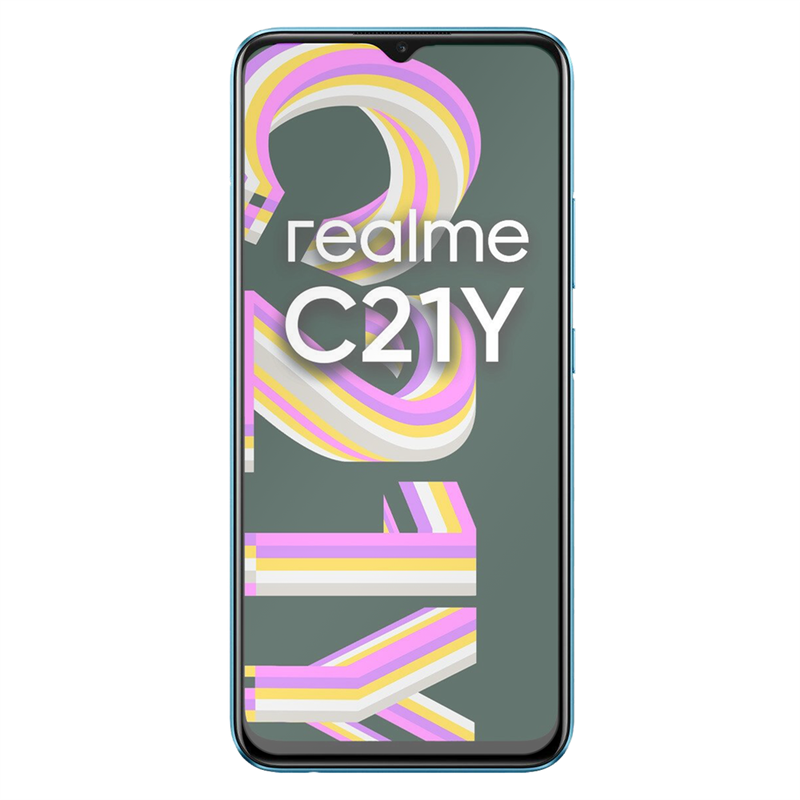 Realme C21Y Tempered Glass - Screenprotector - Clear