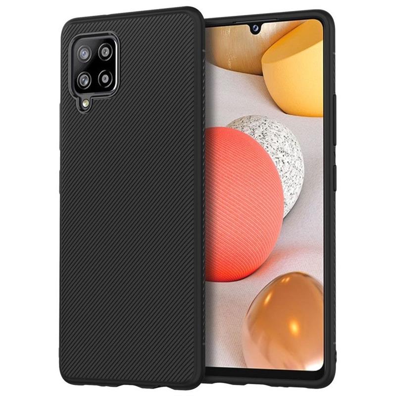 Samsung Galaxy A42 Texture TPU Case - Black