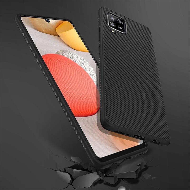 Samsung Galaxy A42 - Texture TPU Case - Black