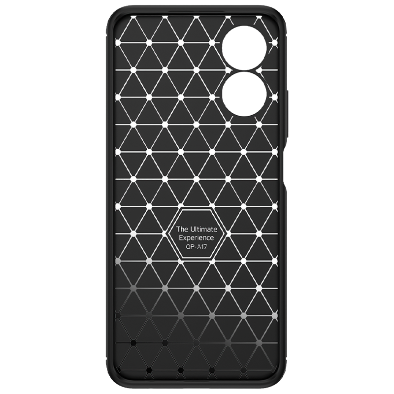 Oppo A17 - Soft Design TPU Case - Black