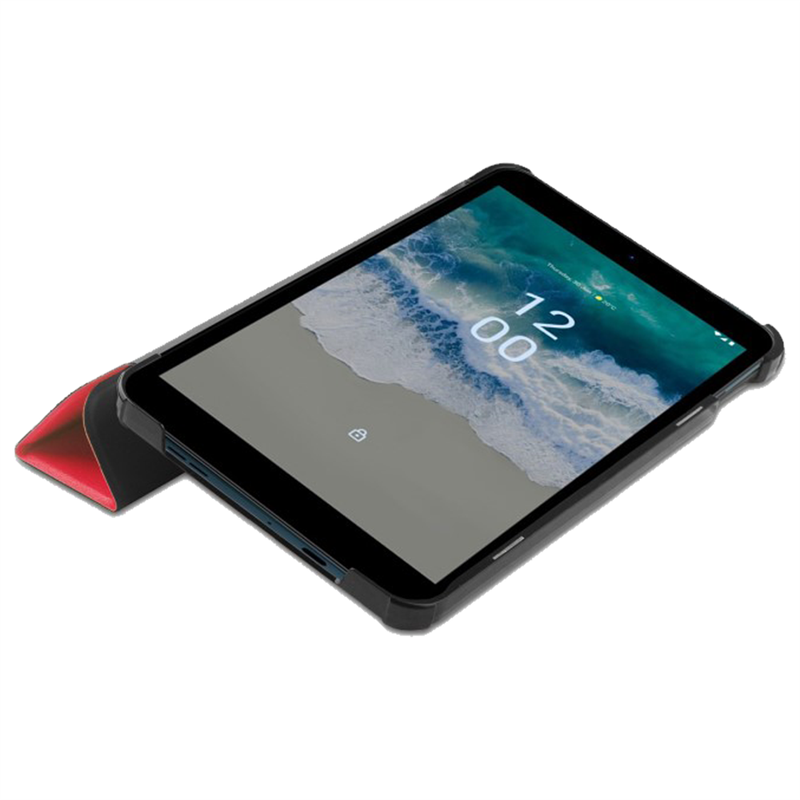 Nokia T10 - TriFold Smart Book Case - Red