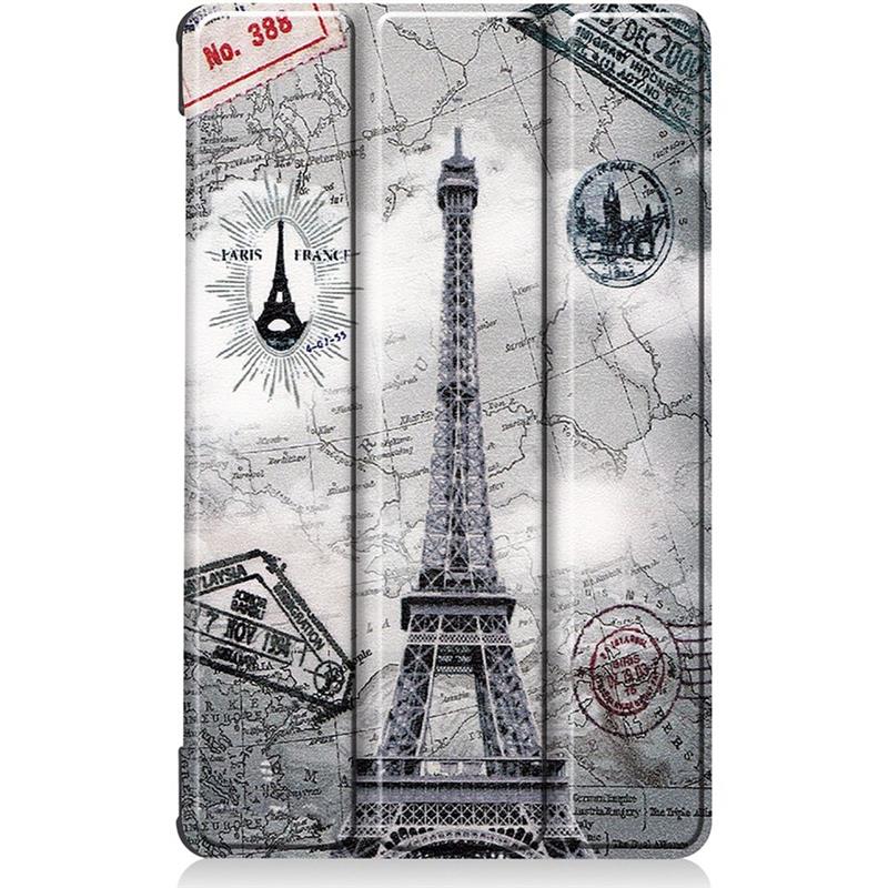 Lenovo Tab M8 Gen 3 - TriFold Smart Book Case - Eiffel Tower