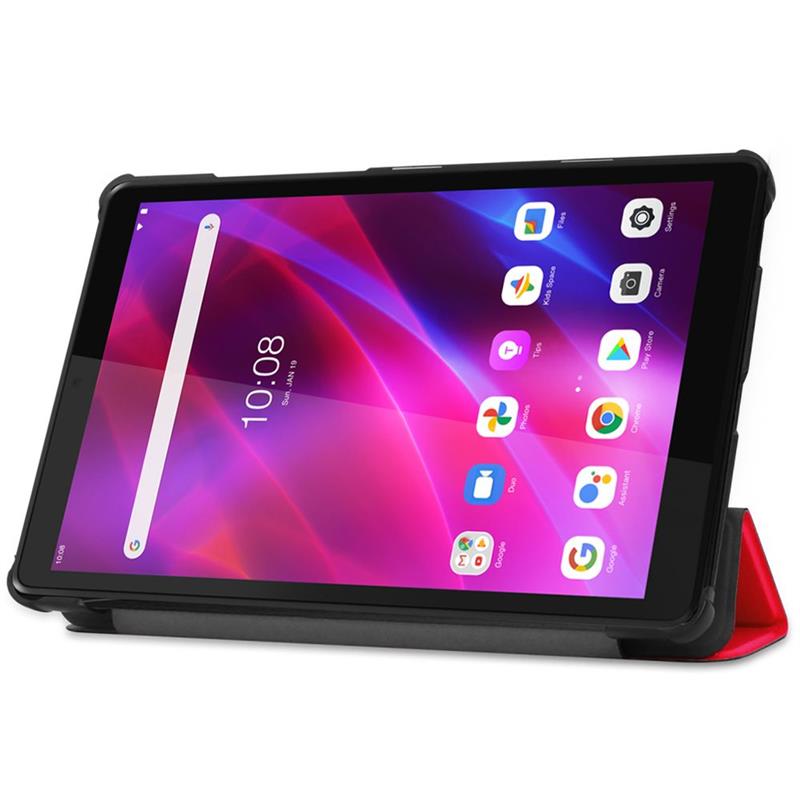 Lenovo Tab M8 Gen 3 - TriFold Smart Book Case - Red