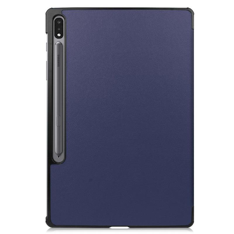 Samsung Galaxy Tab S10 S9 S9 FE - TriFold Smart Book Case - Blue