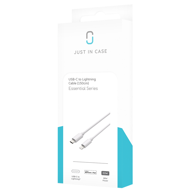 Essential USB-C to Lightning Cable - 150cm - White