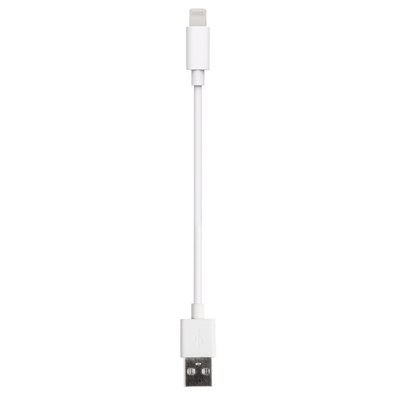 Essential USB-A to Lightning Cable - 20cm - White