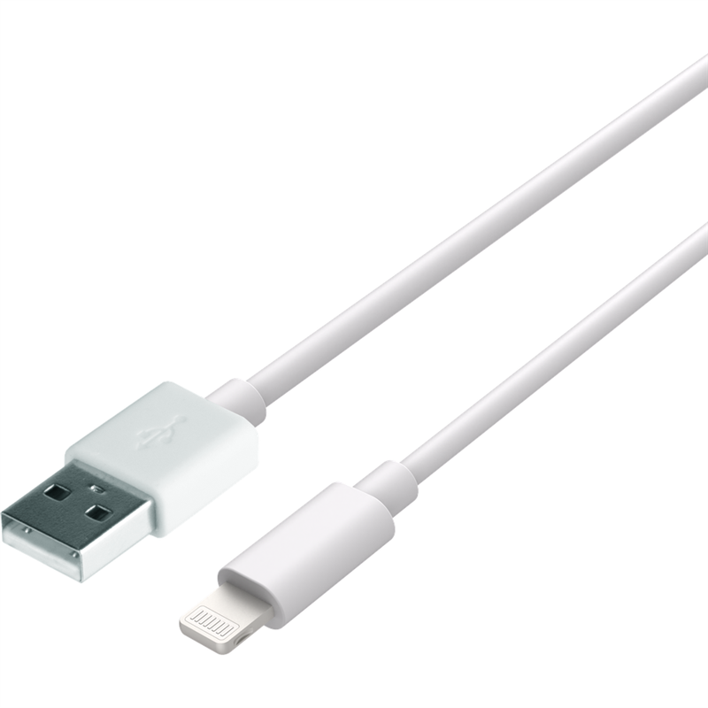 Essential USB-A to Lightning Cable - 20cm - White