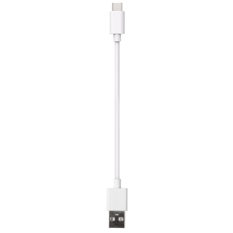 Essential USB-A to USB-C PD Cable - 20cm - White