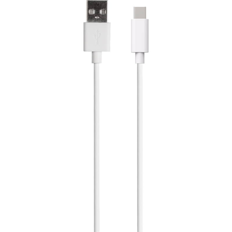 Essential USB-A to USB-C PD Cable - 20cm - White