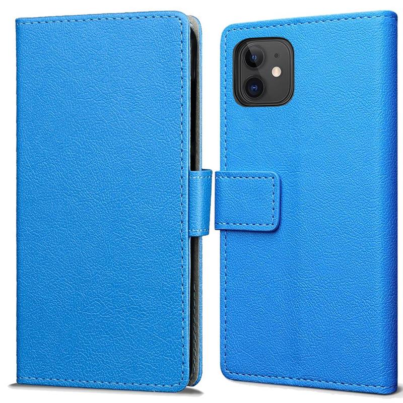 iPhone 12 Mini Classic Wallet Case - Blue