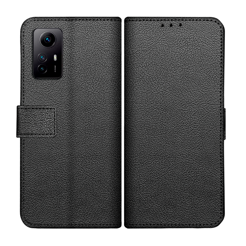 Xiaomi Redmi Note 12S Classic Wallet Case - Black