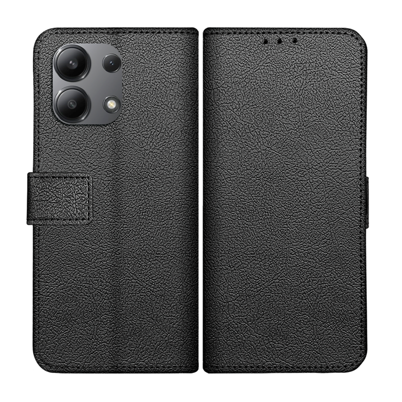 Xiaomi Redmi Note 13 4G Classic Wallet Case - Black