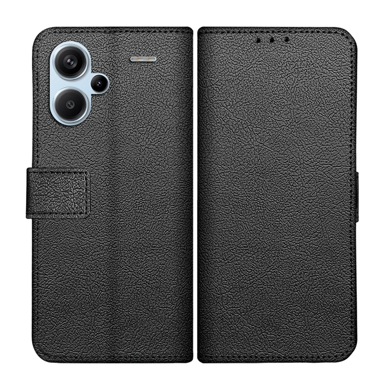Xiaomi Redmi Note 13 Pro 5G Classic Wallet Case - Black