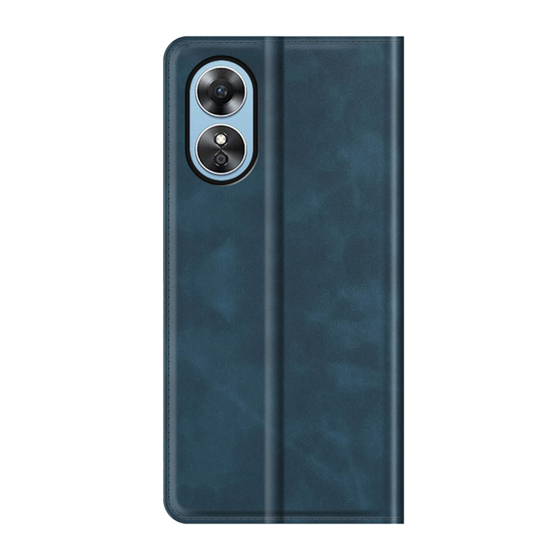 Oppo A17 - Magnetic Wallet Case - Blue