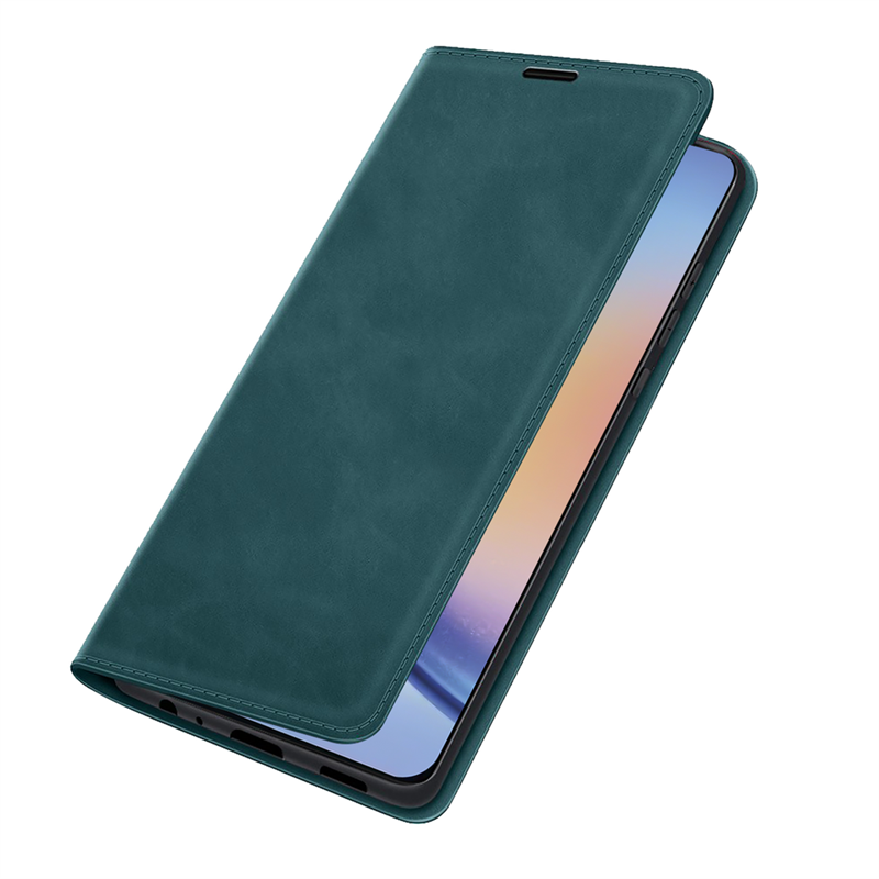 Samsung Galaxy A34 Magnetic Wallet Case - Green