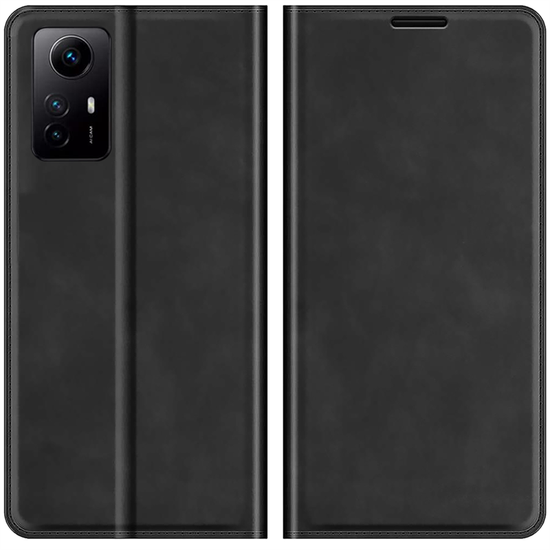 Xiaomi Redmi Note 12S Magnetic Wallet Case - Black